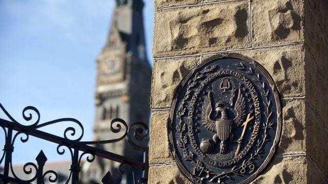 An image of GA&#039;s seal and campus.