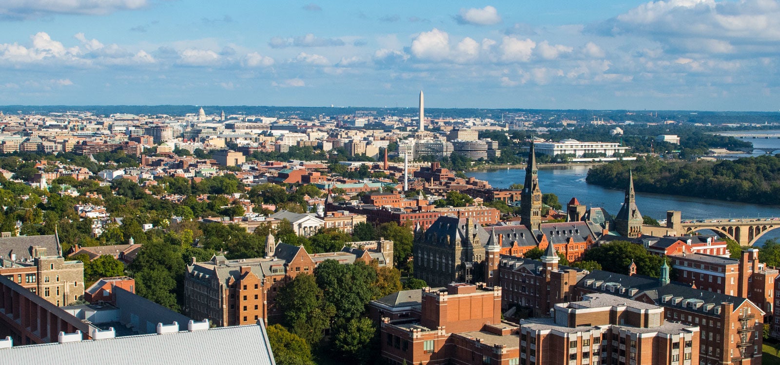 View of DC with GA&#039;s campus in the foreground.