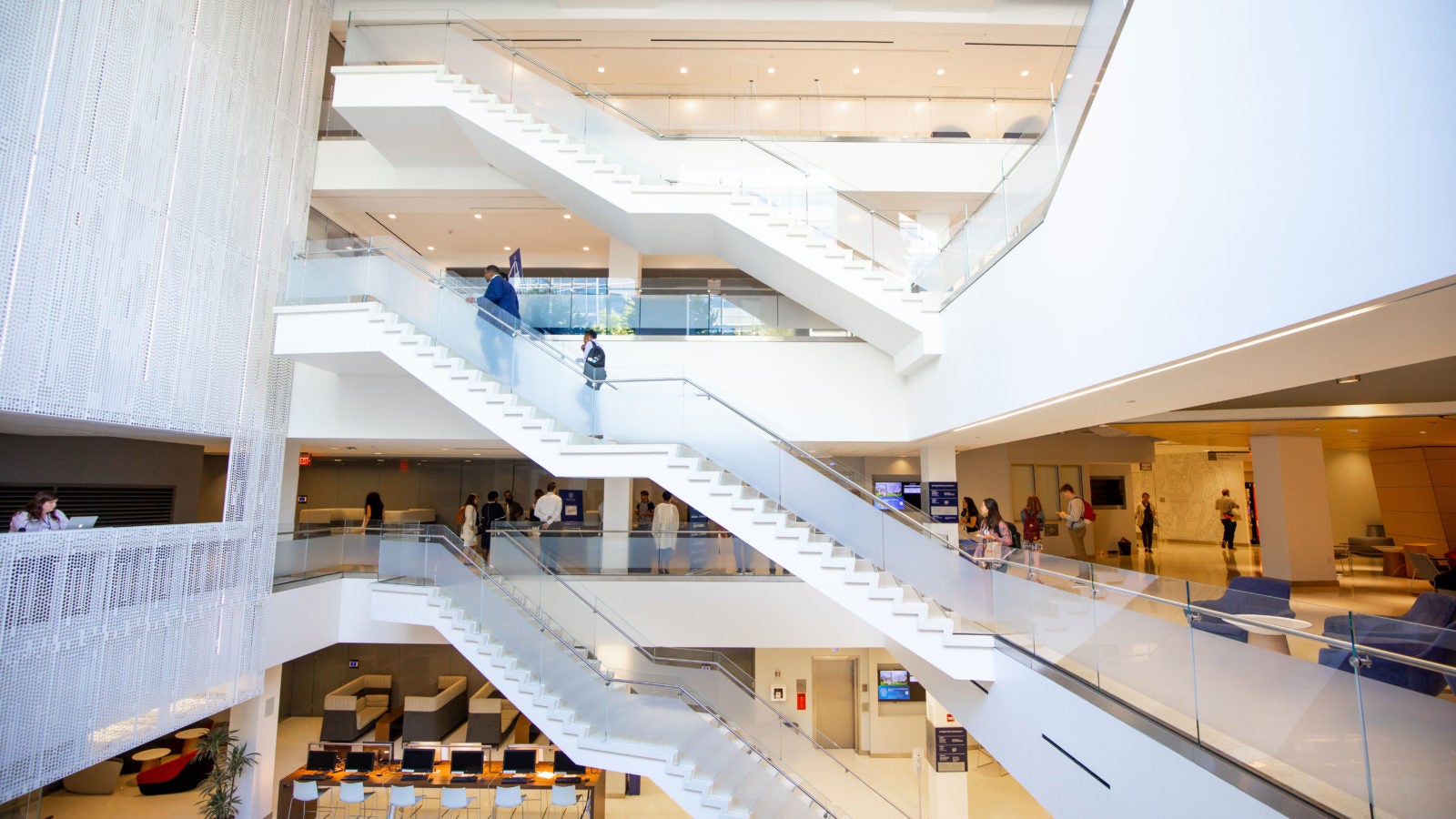 Staircases in the Center for Technology & Public Administration.