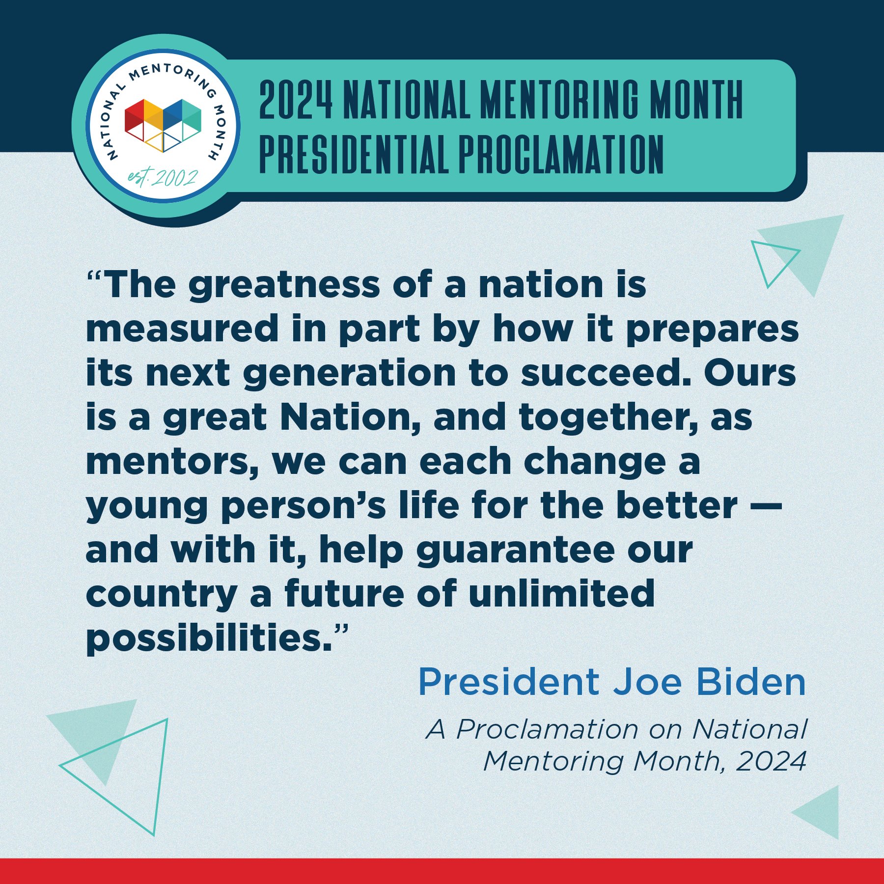 A Proclamation on National Mentoring Month, 2024